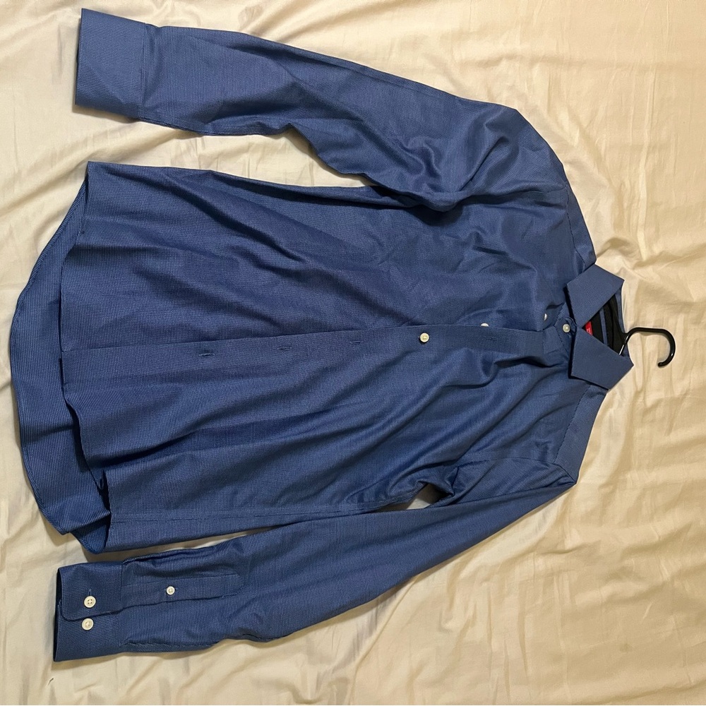 Blue Button-Up Shirt